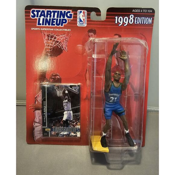 Vintage 1998 Kenner/Starting Lineup 71749 Kevin Garnett Minnesota Timberwolves - Picture 1 of 2